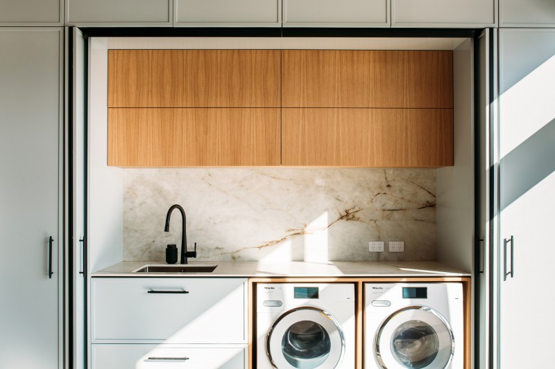 Concepta pocket doors in laundry